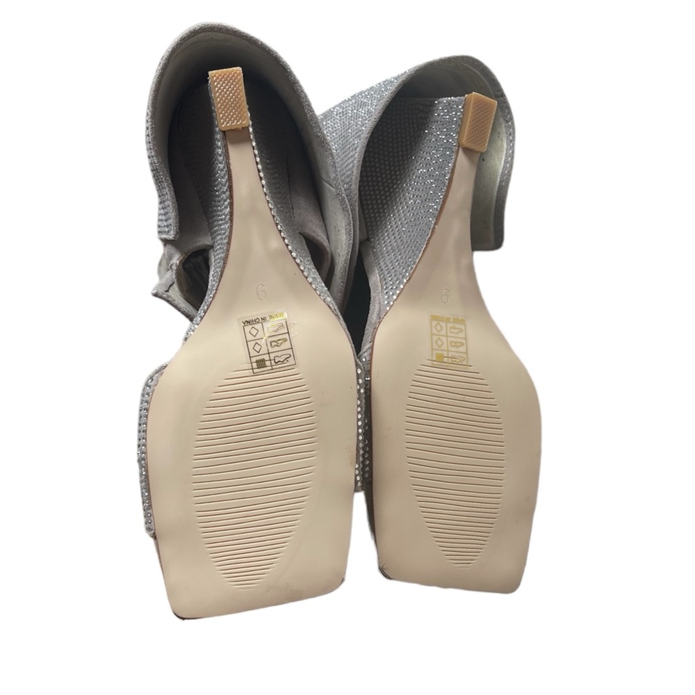 Sparkly Rhinestones Wedge Sandals - Picture 6 of 7